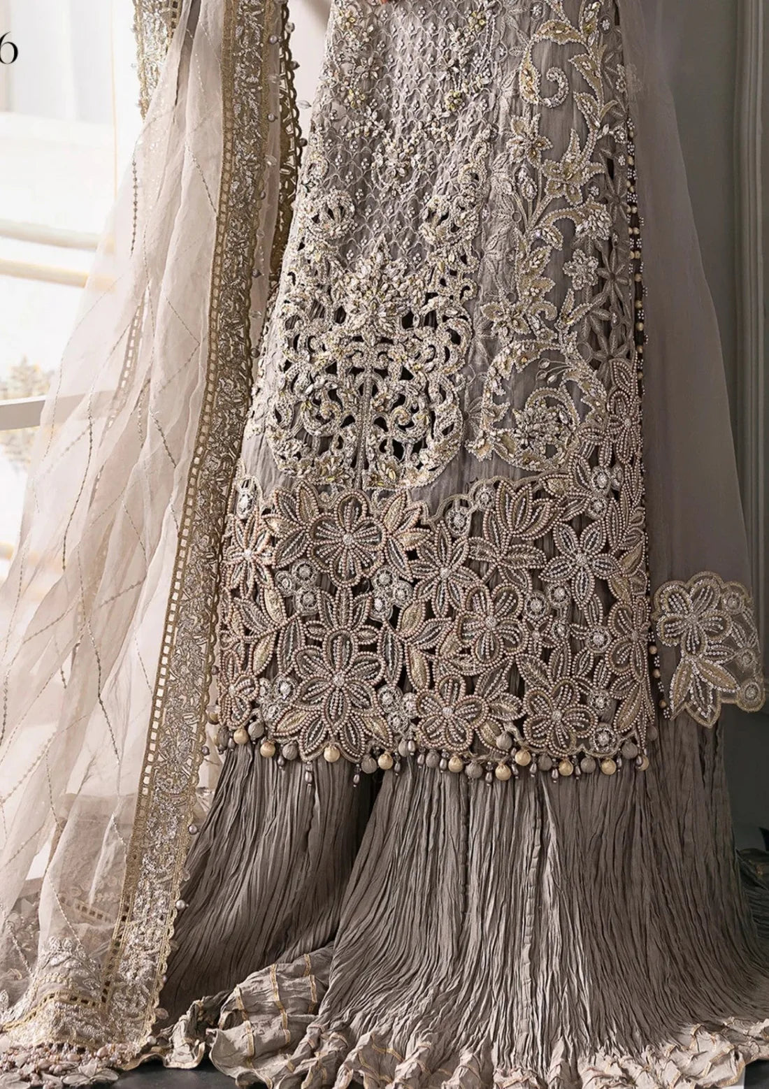 Formal Dress Unstitched 3 Piece Fully Embroidered With Embroidered Dupatta